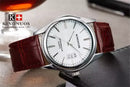 Relógio de quartzo impermeável de luxo masculino