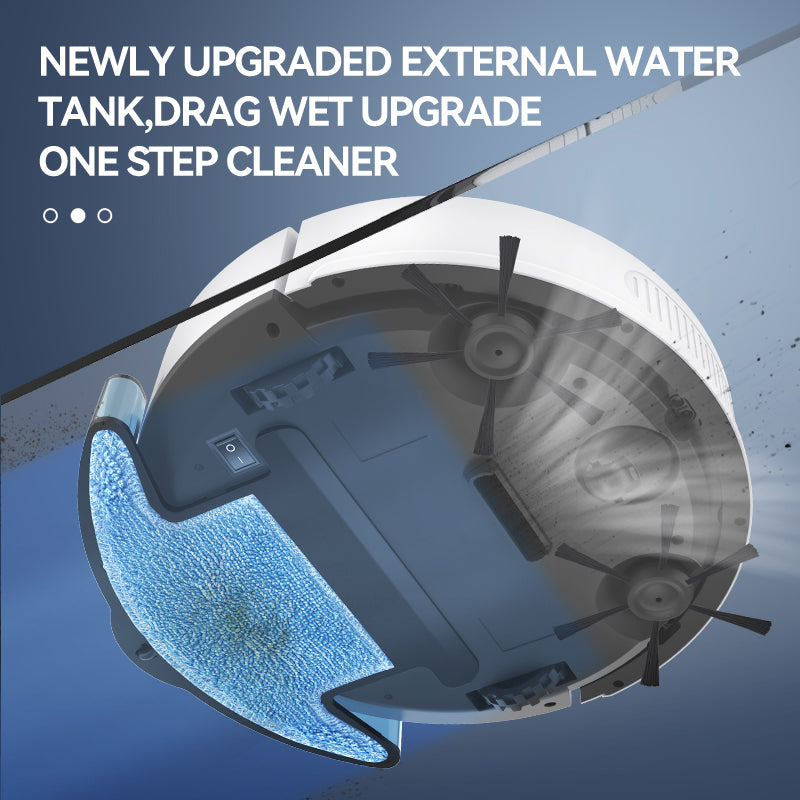 SmartClean Max 2000 – Robô Aspirador Inteligente com Controle por App e Alto Poder de Sucção